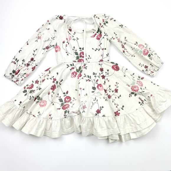 Omi Jo Winter Floral Dancer Twirl Dress - Picture 7 of 8